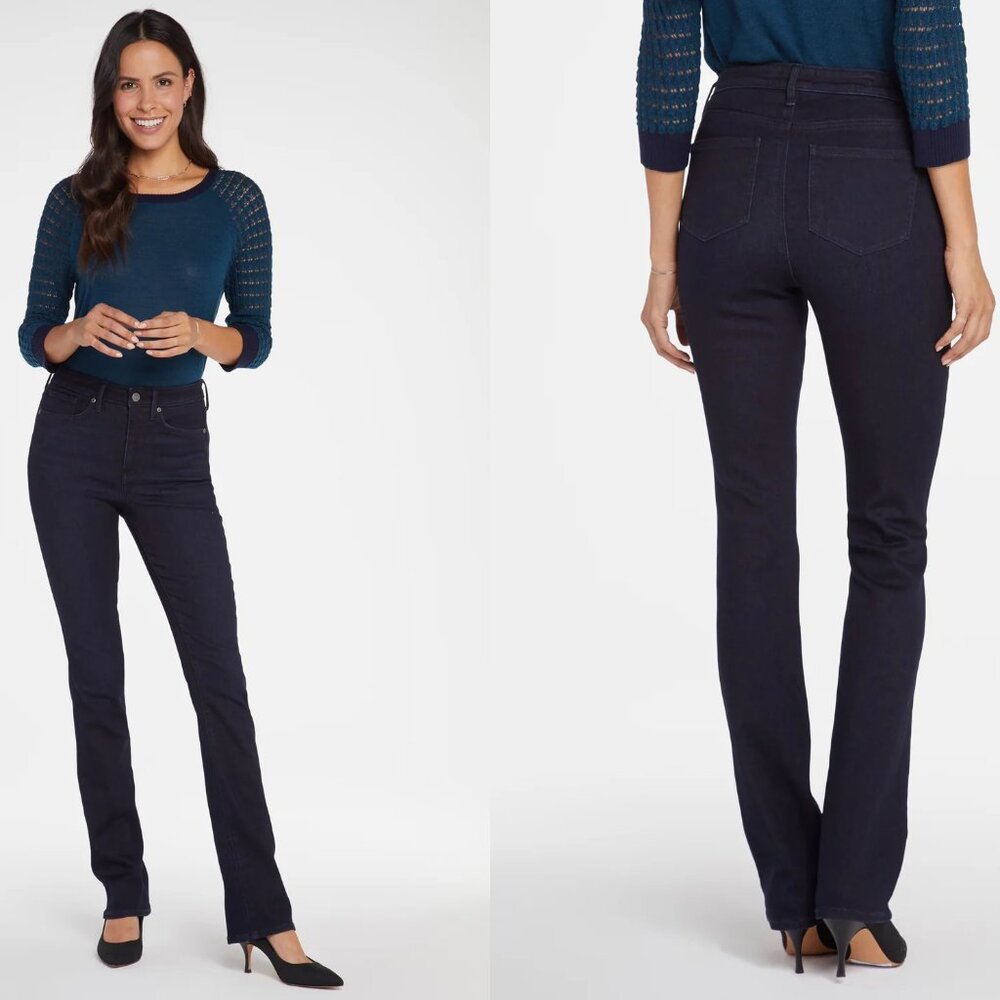 NYDJ slim bootcut jeans in whitby (sz10)